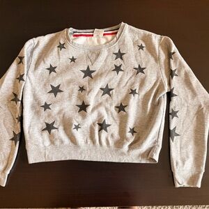 Exist Gray Sweatshirt with Black Star Design